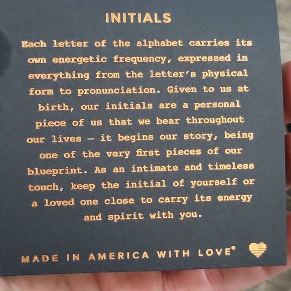 Alex and Ani Initial R Charm Bangle, Two-Tone - Picture 2 of 2